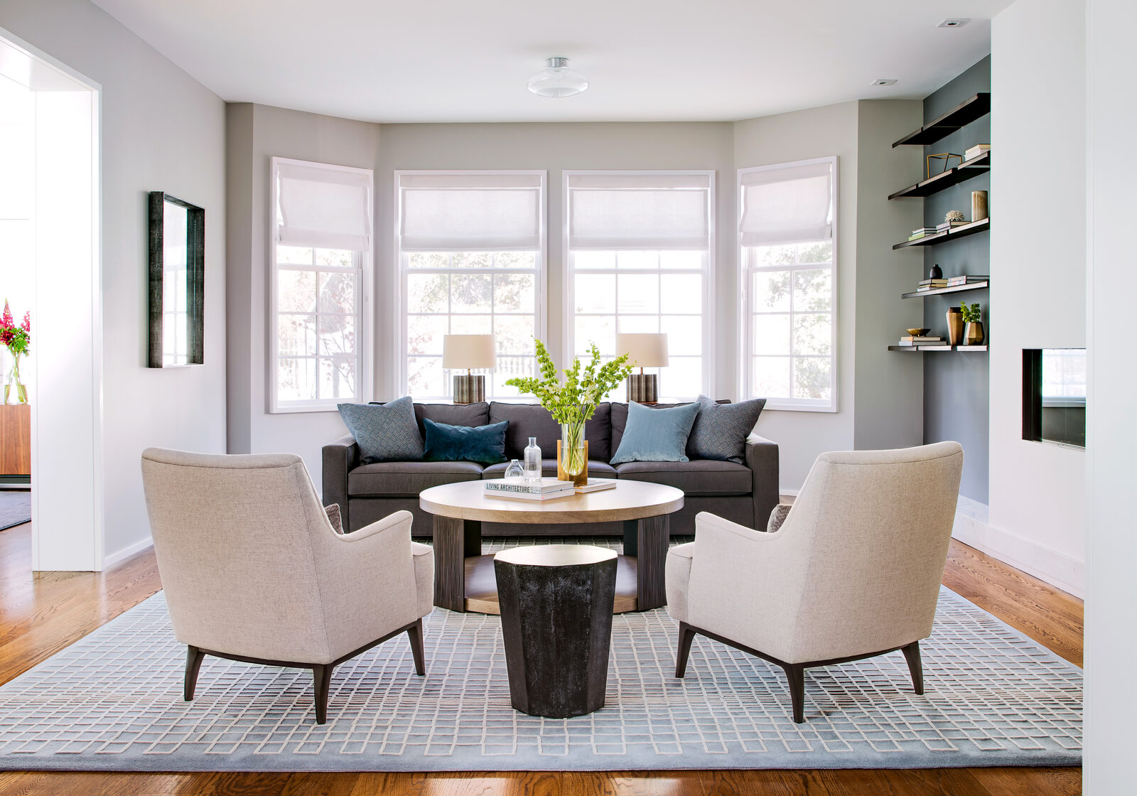 Living room, sample interior photo