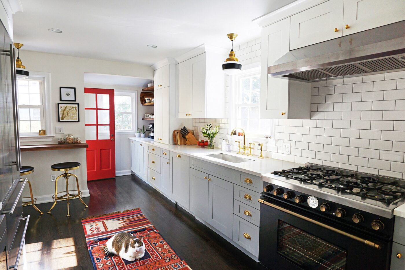 Kitchen detail, sample interior photo