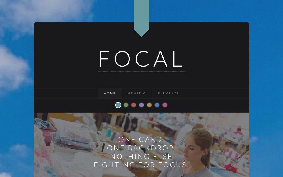 Focal template preview