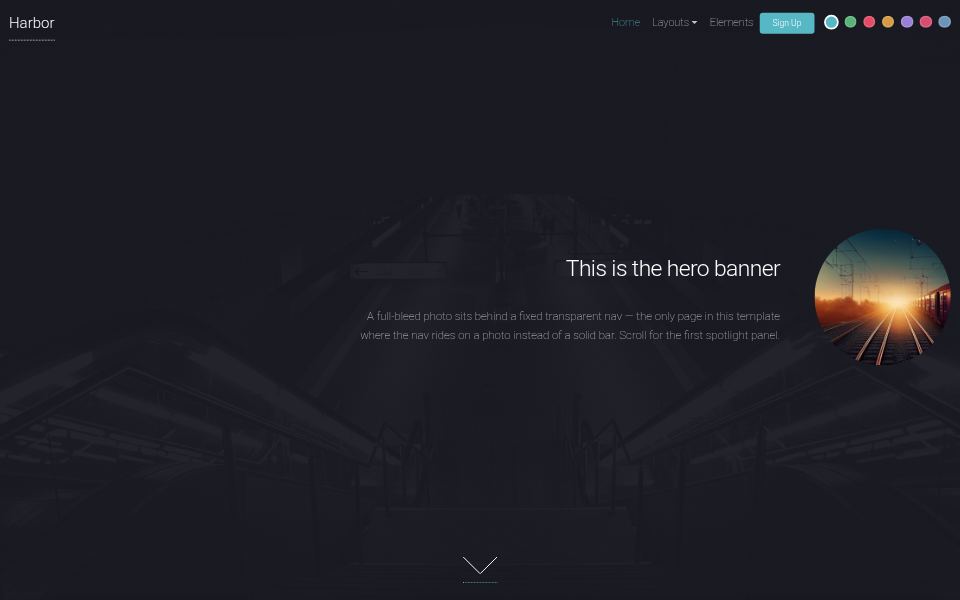 Harbor template preview