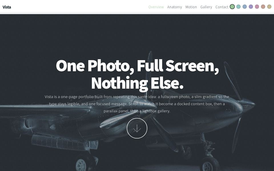 Vista template preview